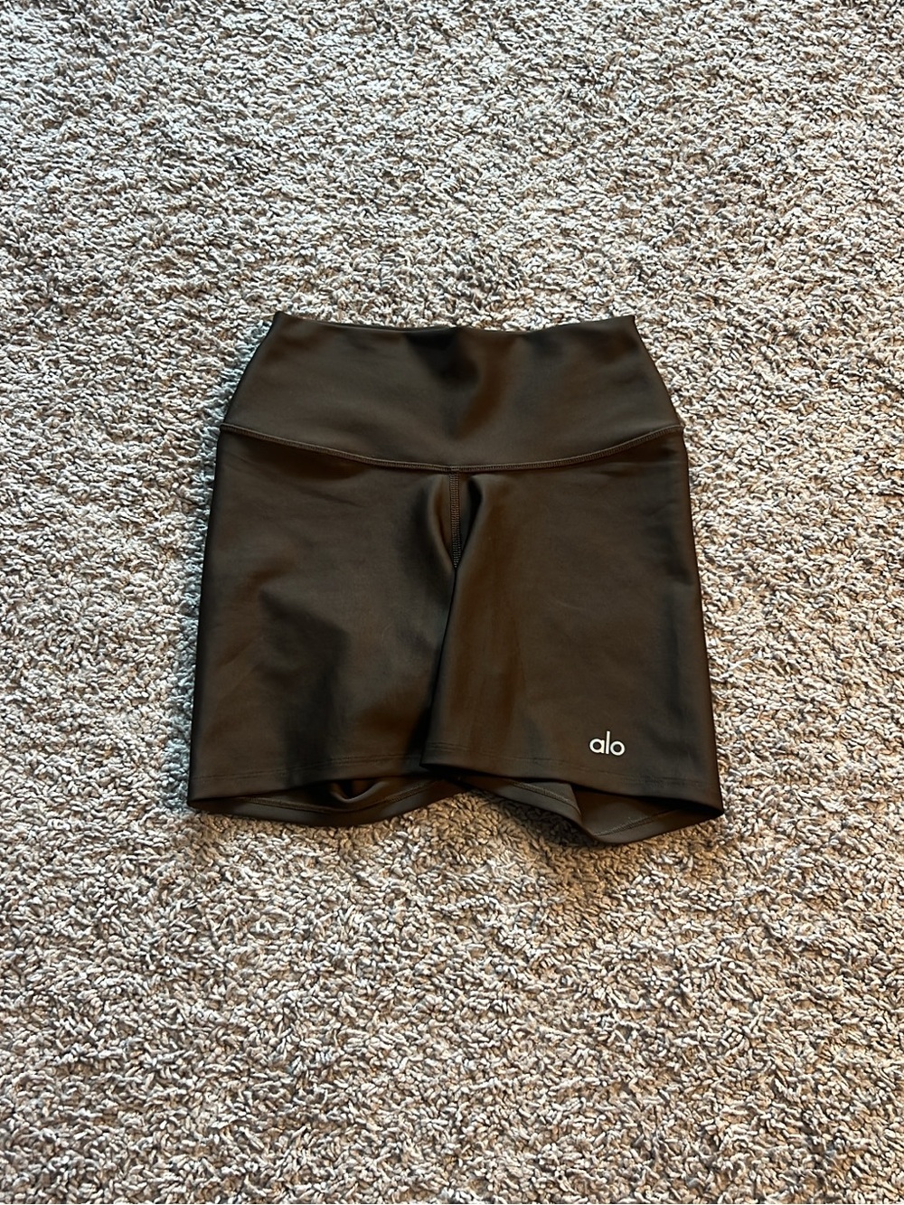 Alo brown airlift bikers size XS 5”